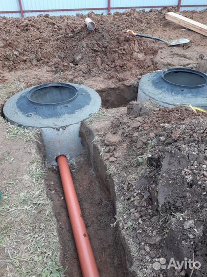 Септик из бетонных колец