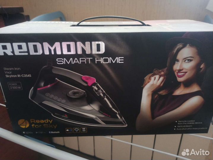 Утюг новый абсолютно redmond