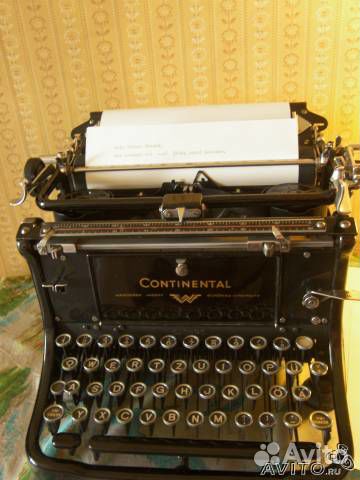 Печатная машинка Continental - USA