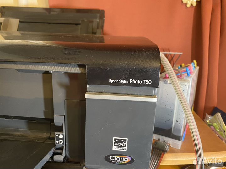 Цветной струйный принтер epson stylos photo T50