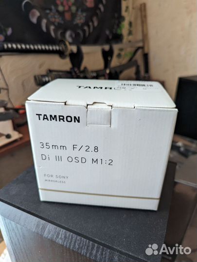 Объектив tamron 35mm F 2/8 Di III OSD M1:2 Sony E