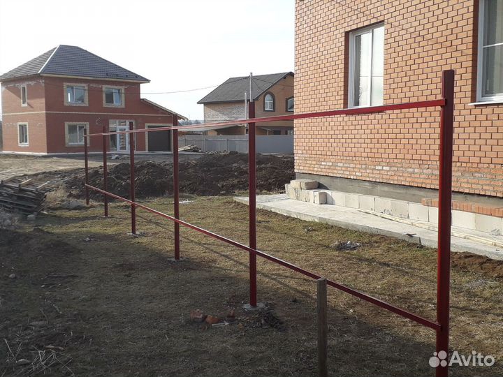 Установка заборов