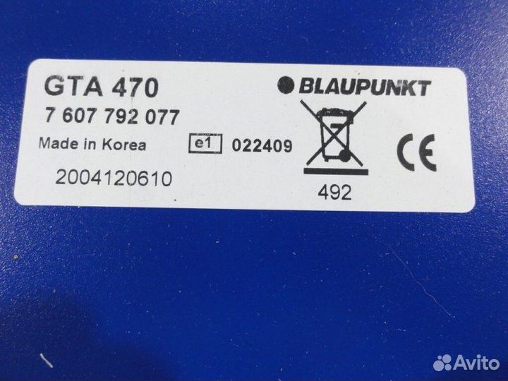 Усилитель 4-канальный Blaupunkt GTA 470 Все Все