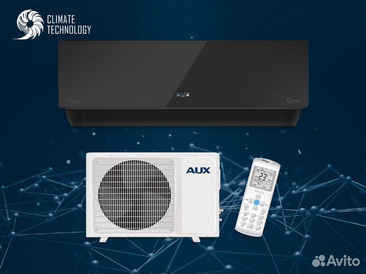Кондиционер AUX J Progressive (Black) Inverter