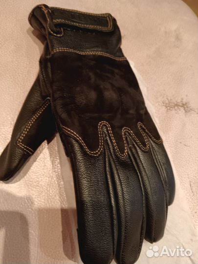 Мотоперчатки кожаные