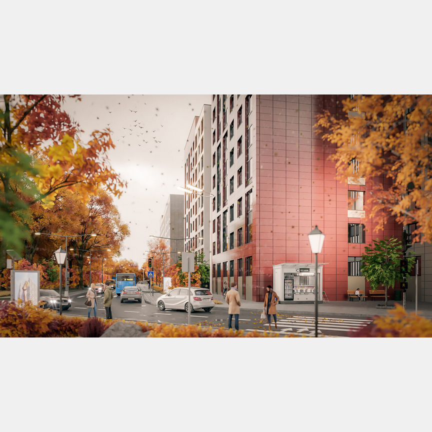 Квартира-студия, 27,7 м², 3/9 эт.