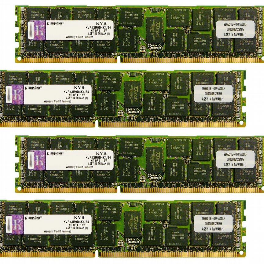 [KVR13R9D4K4/64] Оперативная Память Kingston Ddr3 Kvr13r9d4k4/64