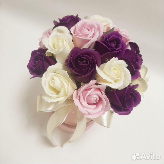 Букет из мыльных цветов