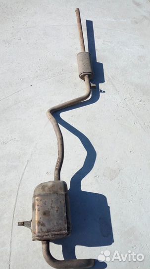 Глушитель Рено меган 2 в сборе