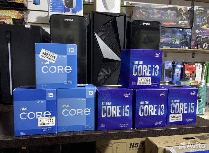 Процессор intel i3 12100f материнка h610