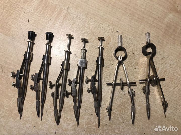 Продам циркули и измерители, готовальни СССР