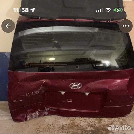 Стекло заднее от Hyndai Matrix. Оригинал