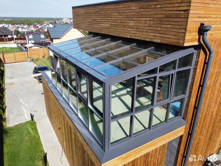 Остекление / Остекление веранд / Алюминиевые окна