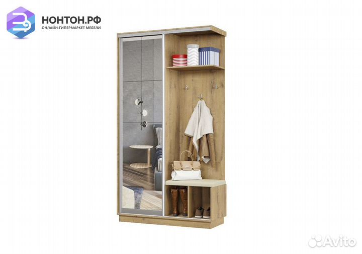 Прихожая-купе Регул с сиденьем бунратти