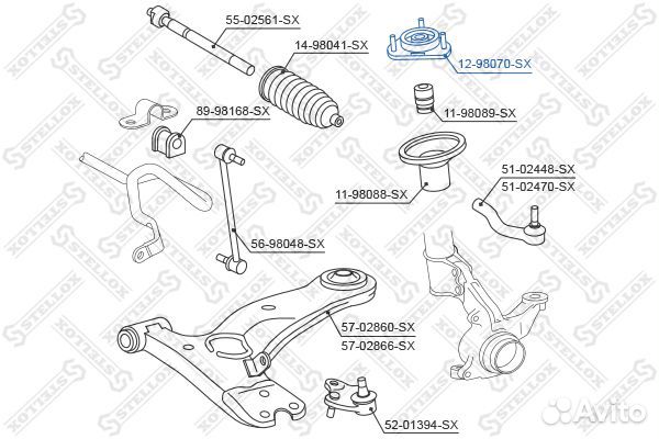 Опора амортизатора переднего Toyota Celica ZZT23#