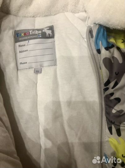 Комбинезон 68 демисезонный Tokka Tribe