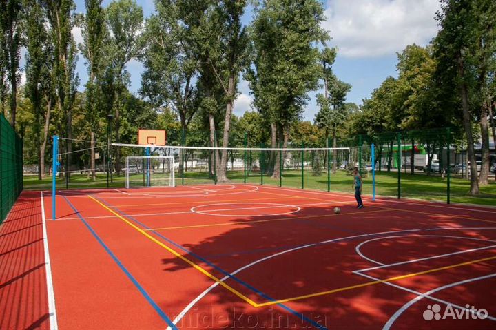 Бесшовное резиновое покрытие