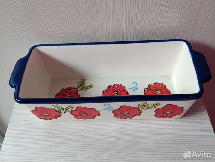 Форма для запекания выпечки керамика 25*8*11см