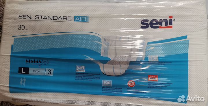 Памперсы для взрослых seni 3