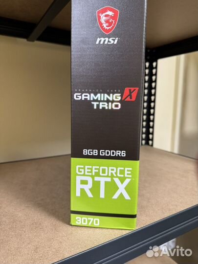 Новая MSI GeForce RTX 3070 gaming X trio