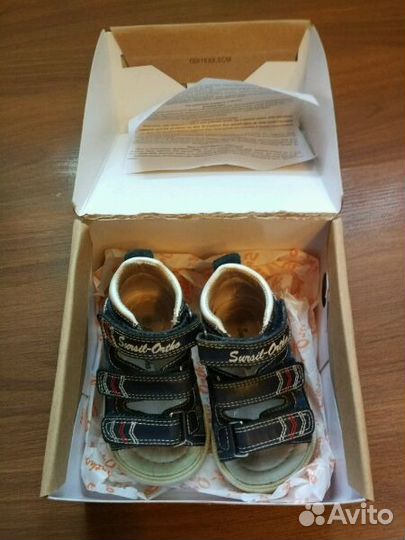 Ортопедические сандали для мальчика