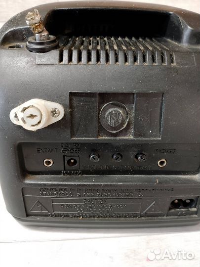 Портативный тв-радио silver tv-550bw, на запчасти