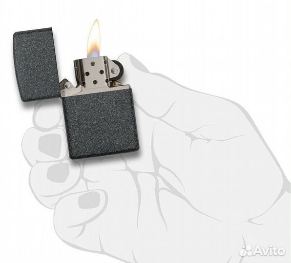 Зажигалка Zippo 211 Iron Stone Оригинал Новая