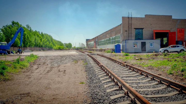 Площадка с железнодорожным тупиком 20000 м²