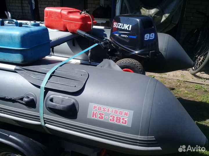 Лодка из пвх надувная посейдон серии касатка-385