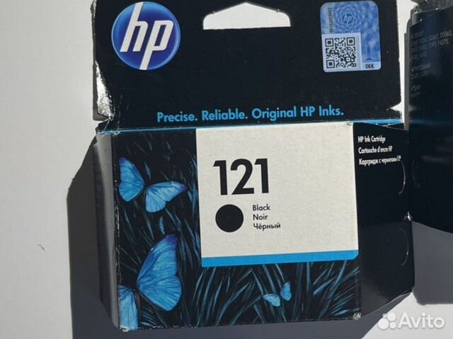 Оригинальный картридж чёрный для принтера HP