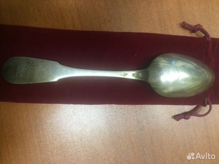 Серебряная ложка конец 18 века, Франция