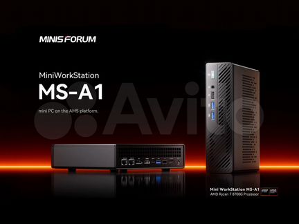 Мини пк minisforum MS-A1 8700G/8600G 96/64GB