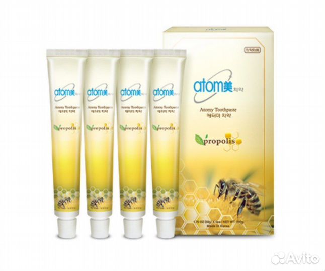 Atomy зубная паста с прополисом (50г)