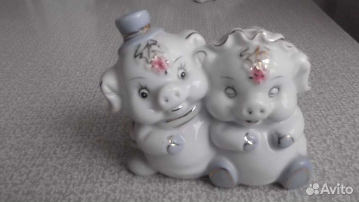 Статуэтки фигурки гжель