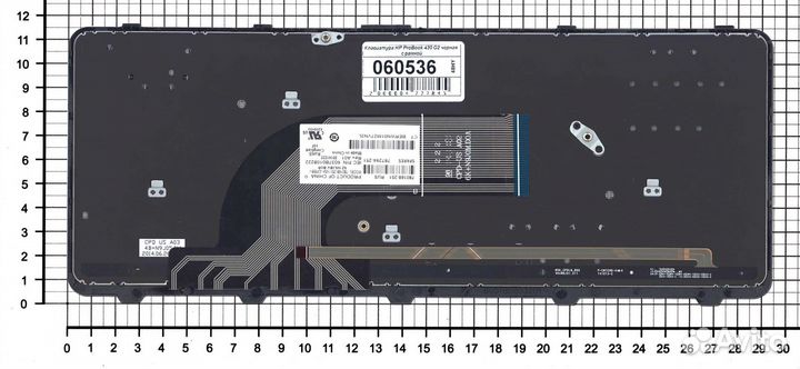 Клавиатура для HP ProBook 430 G2 черная с рамкой с