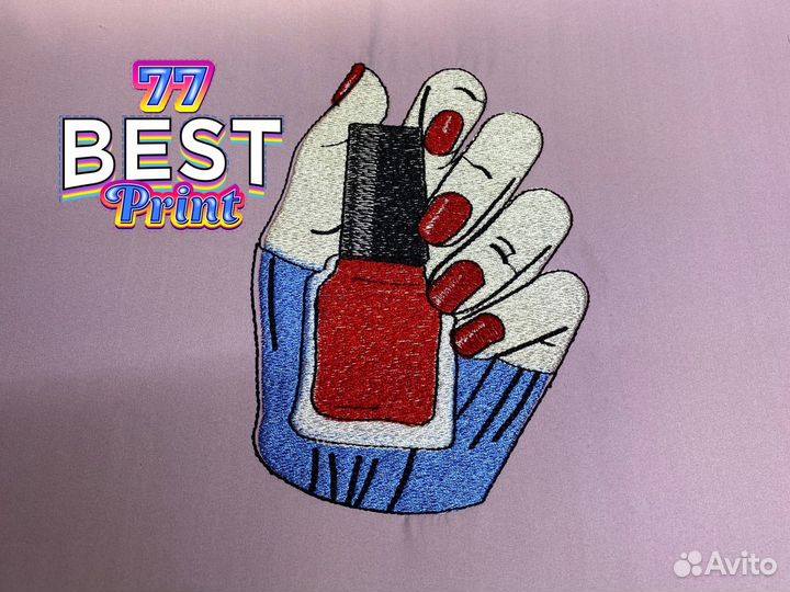 Вышивка на фартук флориста