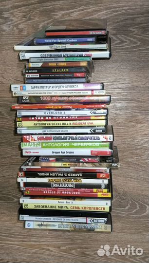 Dvd диски фильмы и игры для компьютера