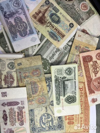 Банкноты, монеты СССР