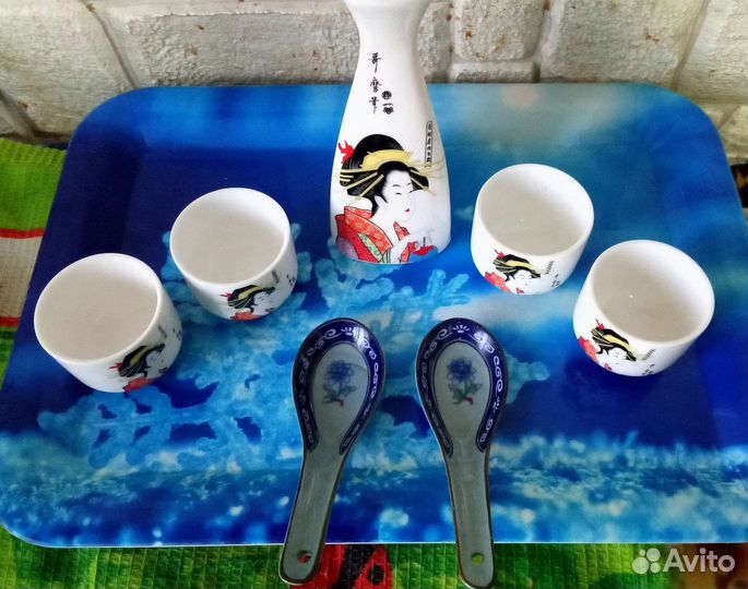 Набор для сакэ. Япония