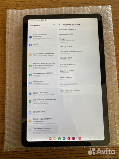 Планшет samsung galaxy tab s6 lite