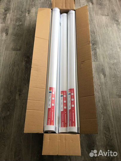 Светодиодный светильник линейный 1200мм, 36w,6500К