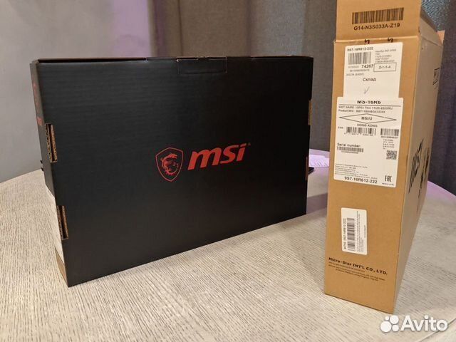 Новый MSI GF63 i7-11800H/8Gb/512SSD/ RTX 3050 Ti