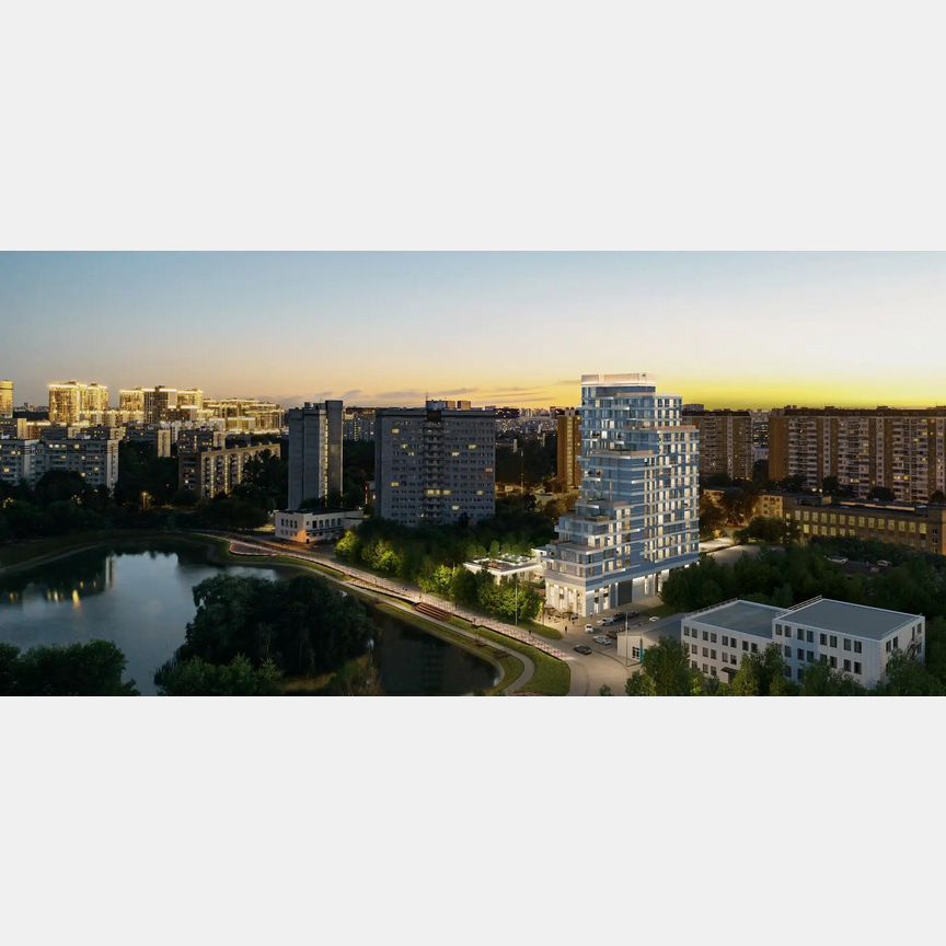 2-к. квартира, 71,8 м², 9/16 эт.