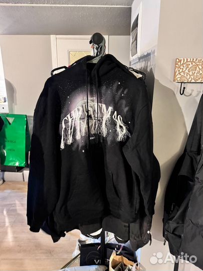 Худи Doublet Logo Christmas Black Over Оригинал