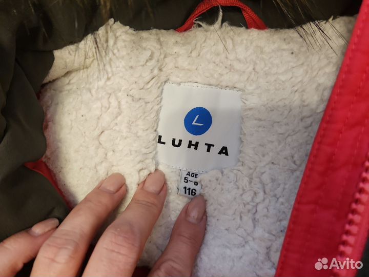 Куртка зимняя на девочку 116
