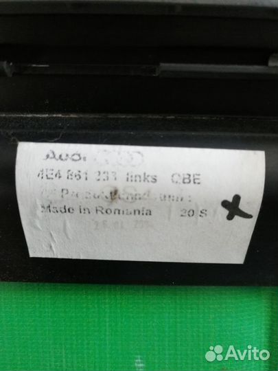 Электрошторка заднего левого стекла Audi A8 D3 4Е