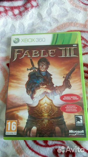 Диск для приставки xbox360 Fable 3
