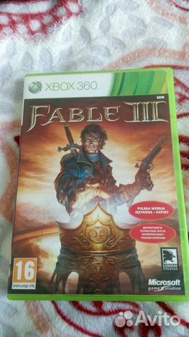 Диск для приставки xbox360 Fable 3