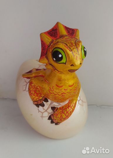 Дракон в яйце (игрушка под ёлку)