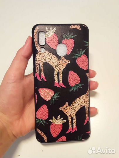 Силиконовый чехол с рисунком на sumsung galaxy a30